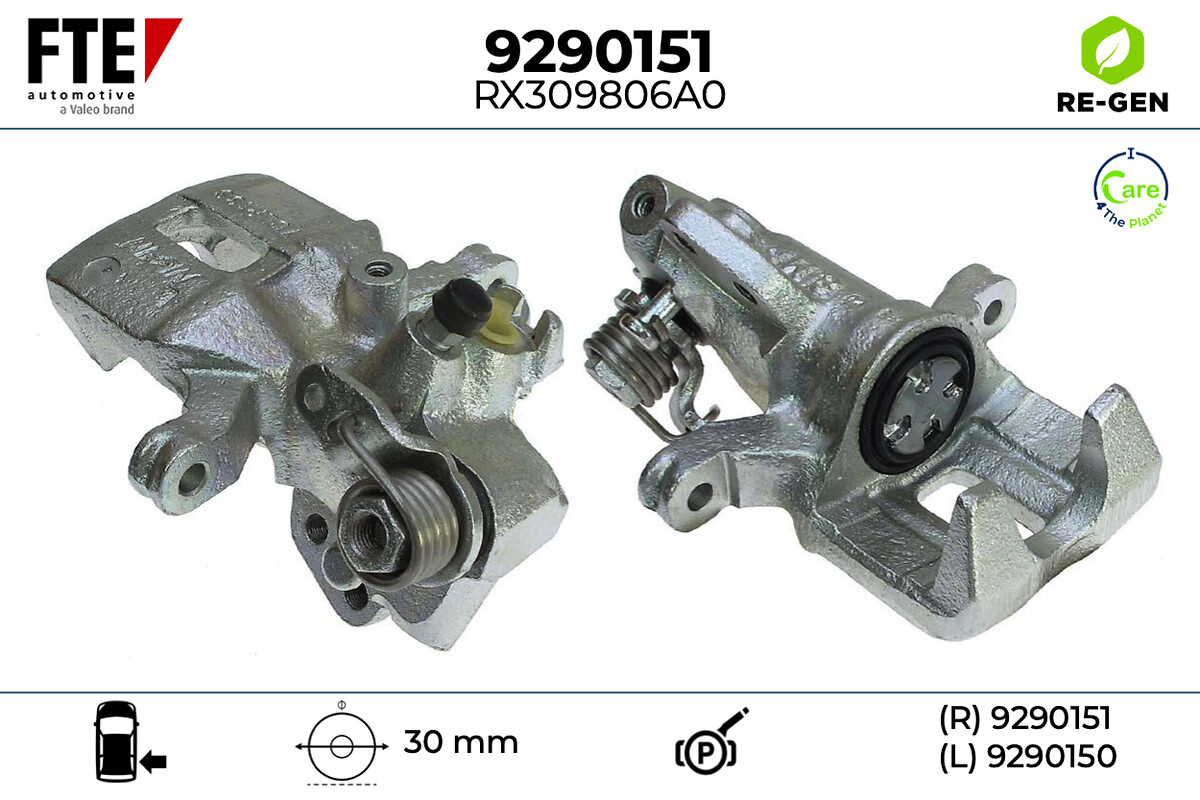 Étrier de frein FTE automotive GmbH ref. 9290151