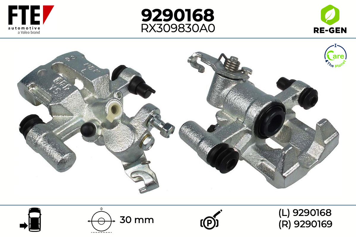 Étrier de frein FTE automotive GmbH ref. 9290168