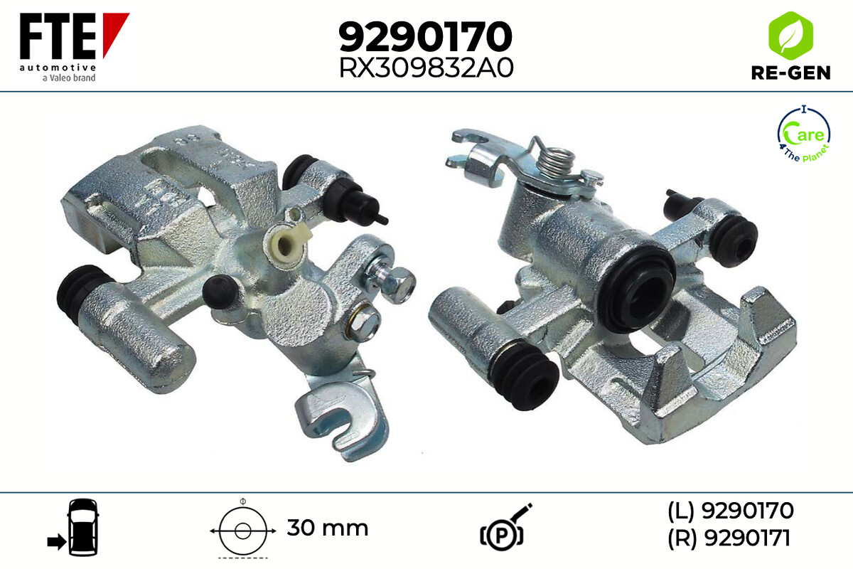 Étrier de frein FTE automotive GmbH ref. 9290170