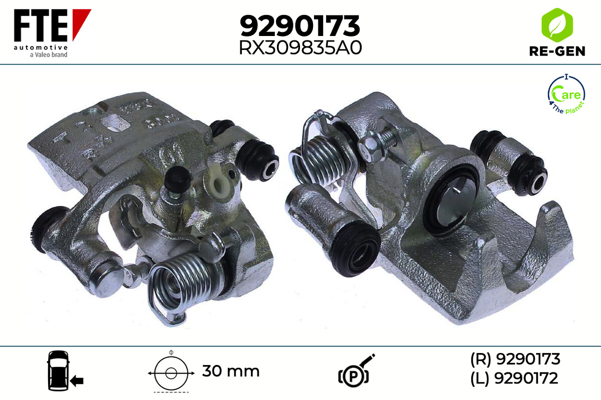 Étrier de frein FTE automotive GmbH ref. 9290173