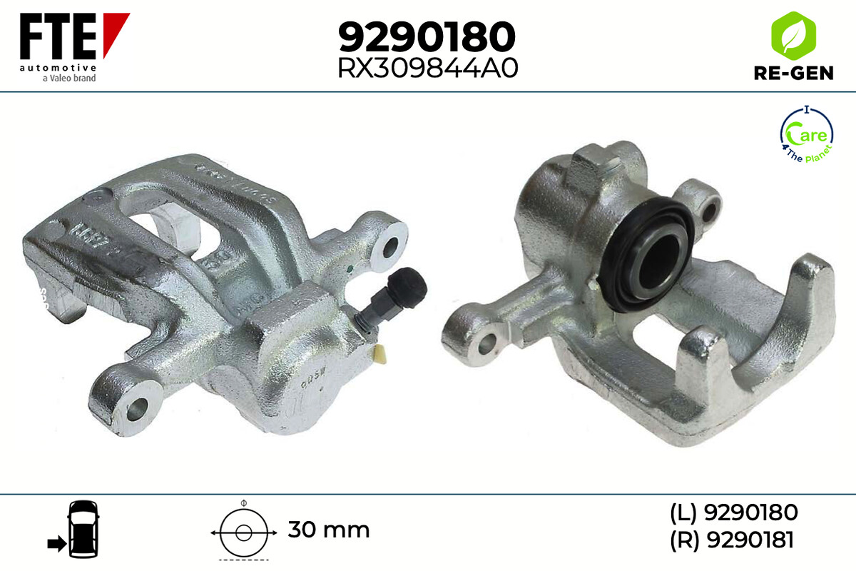Étrier de frein FTE automotive GmbH ref. 9290180