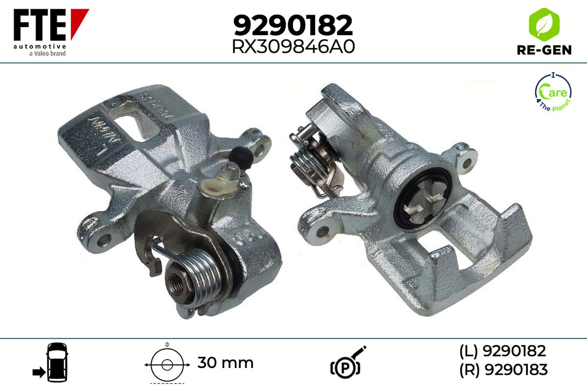 Étrier de frein FTE automotive GmbH ref. 9290182