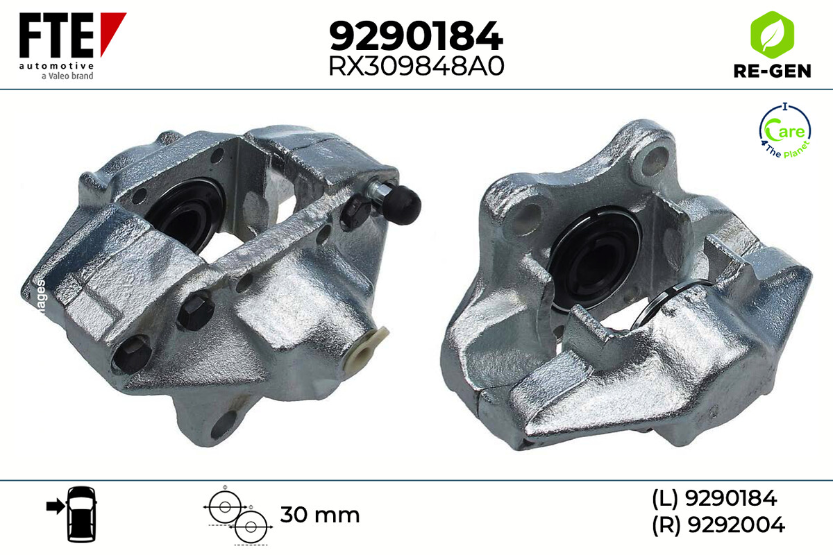 Étrier de frein FTE automotive GmbH ref. 9290184