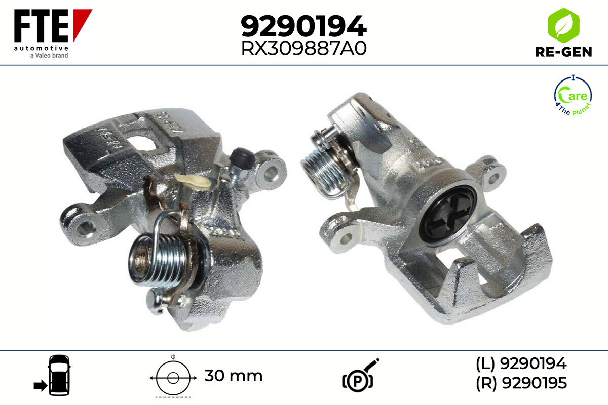 Étrier de frein FTE automotive GmbH ref. 9290194