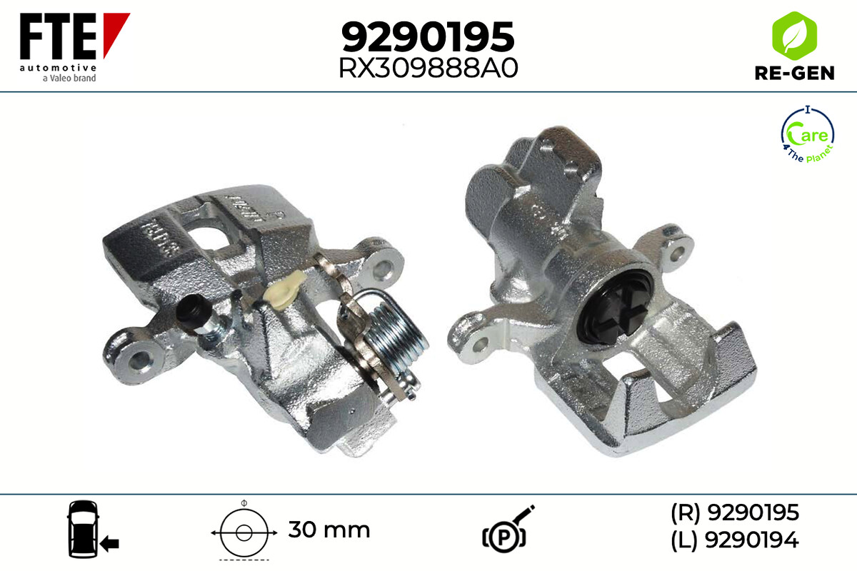 Étrier de frein FTE automotive GmbH ref. 9290195