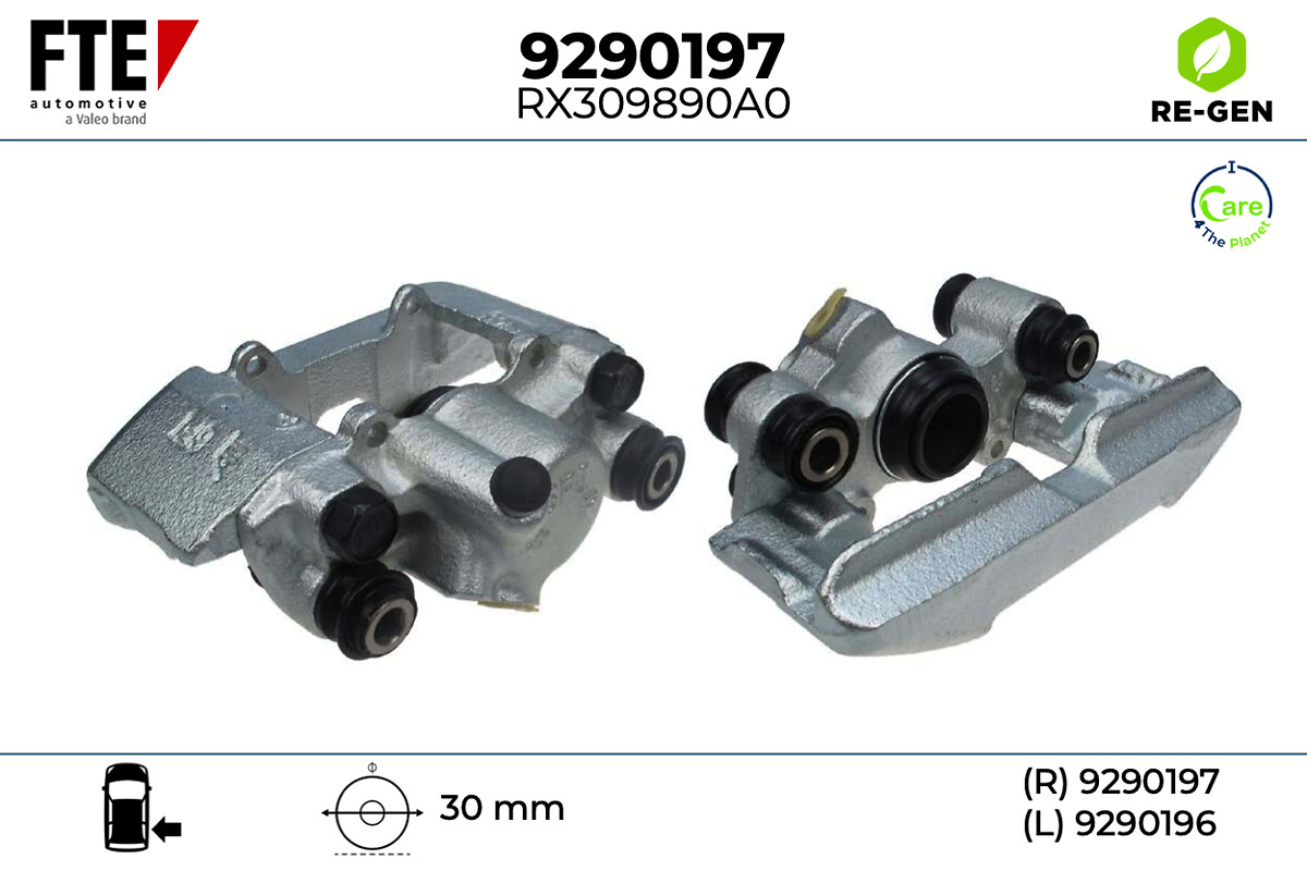 Étrier de frein FTE automotive GmbH ref. 9290197