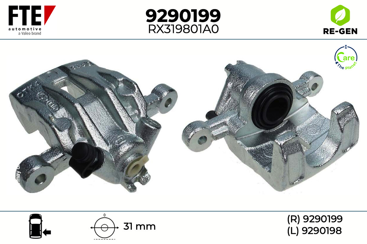 Étrier de frein FTE automotive GmbH ref. 9290199
