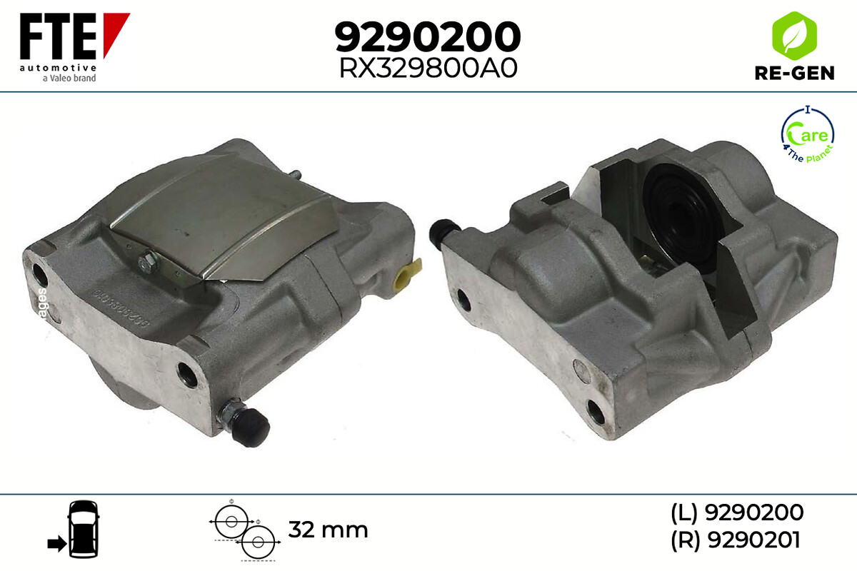 Étrier de frein FTE automotive GmbH ref. 9290200