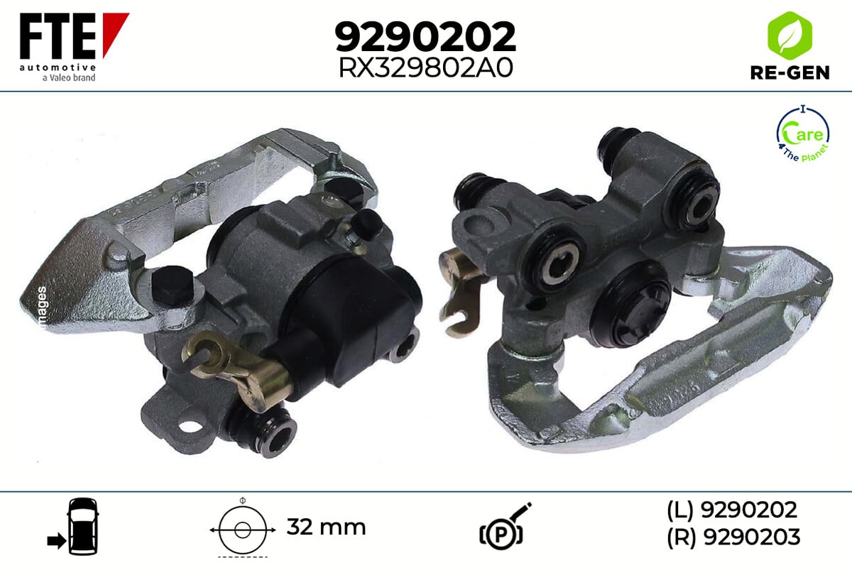 Étrier de frein FTE automotive GmbH ref. 9290202
