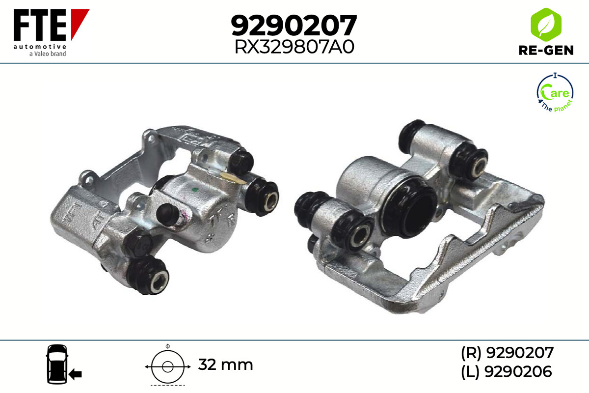Étrier de frein FTE automotive GmbH ref. 9290207
