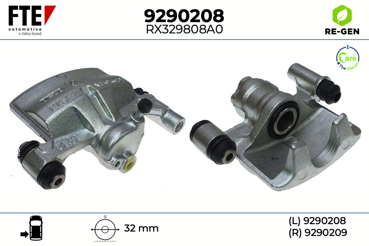 Étrier de frein FTE automotive GmbH ref. 9290208