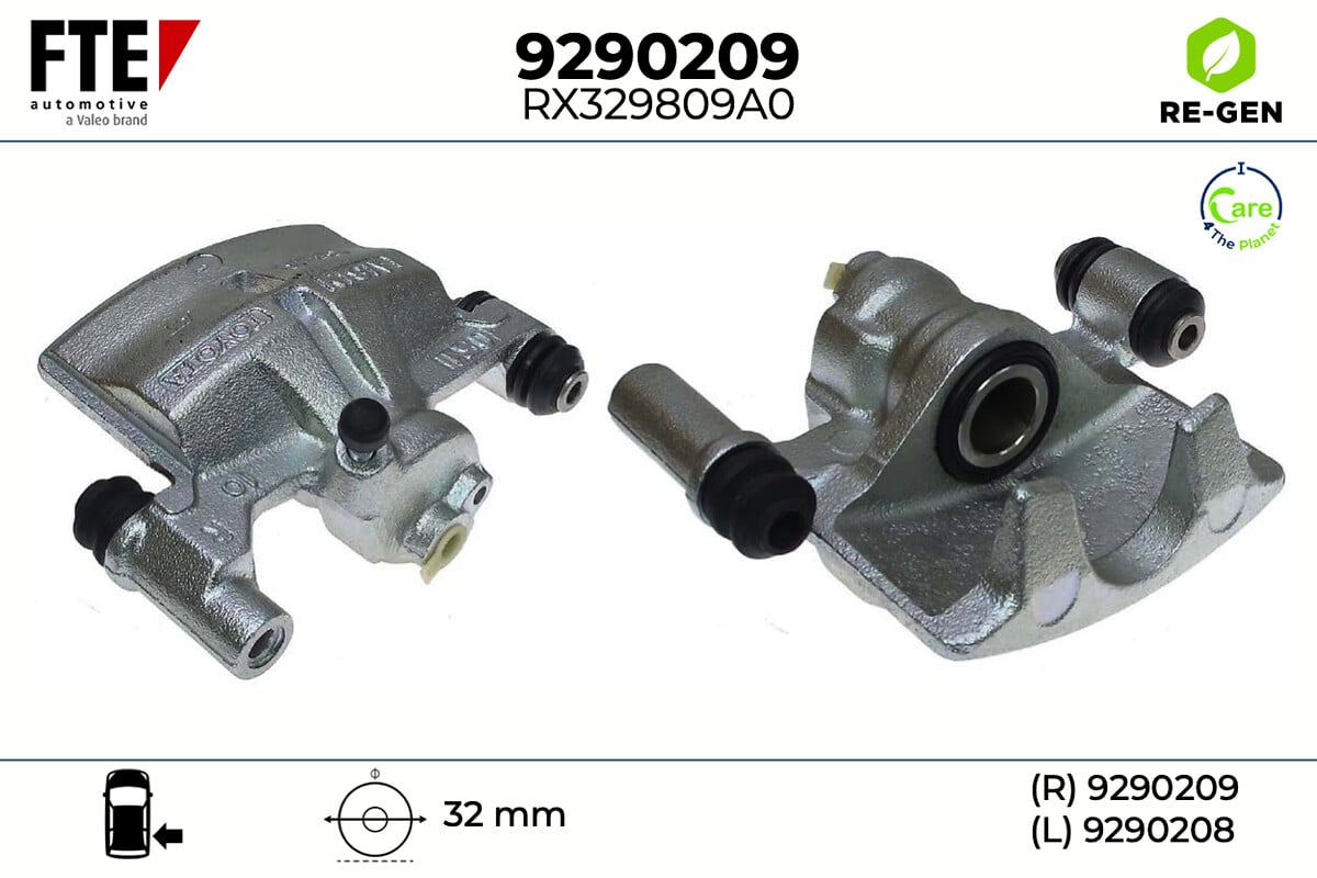 Étrier de frein FTE automotive GmbH ref. 9290209