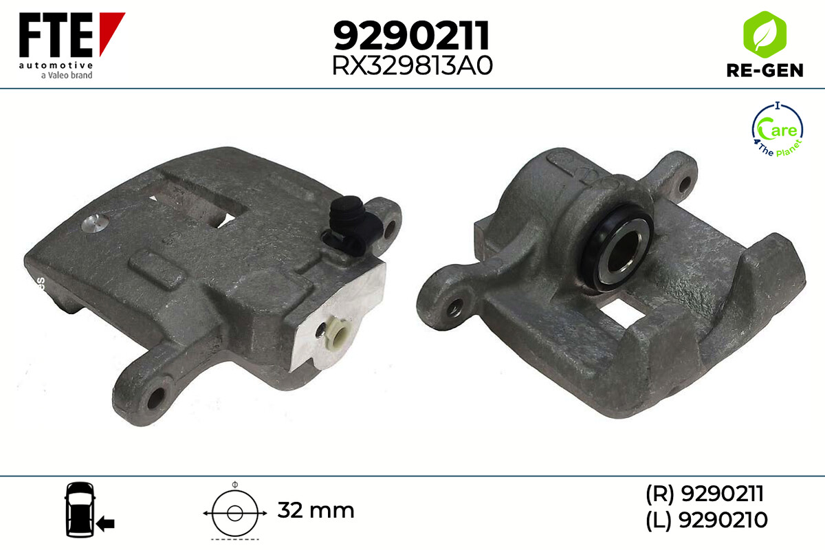 Étrier de frein FTE automotive GmbH ref. 9290211