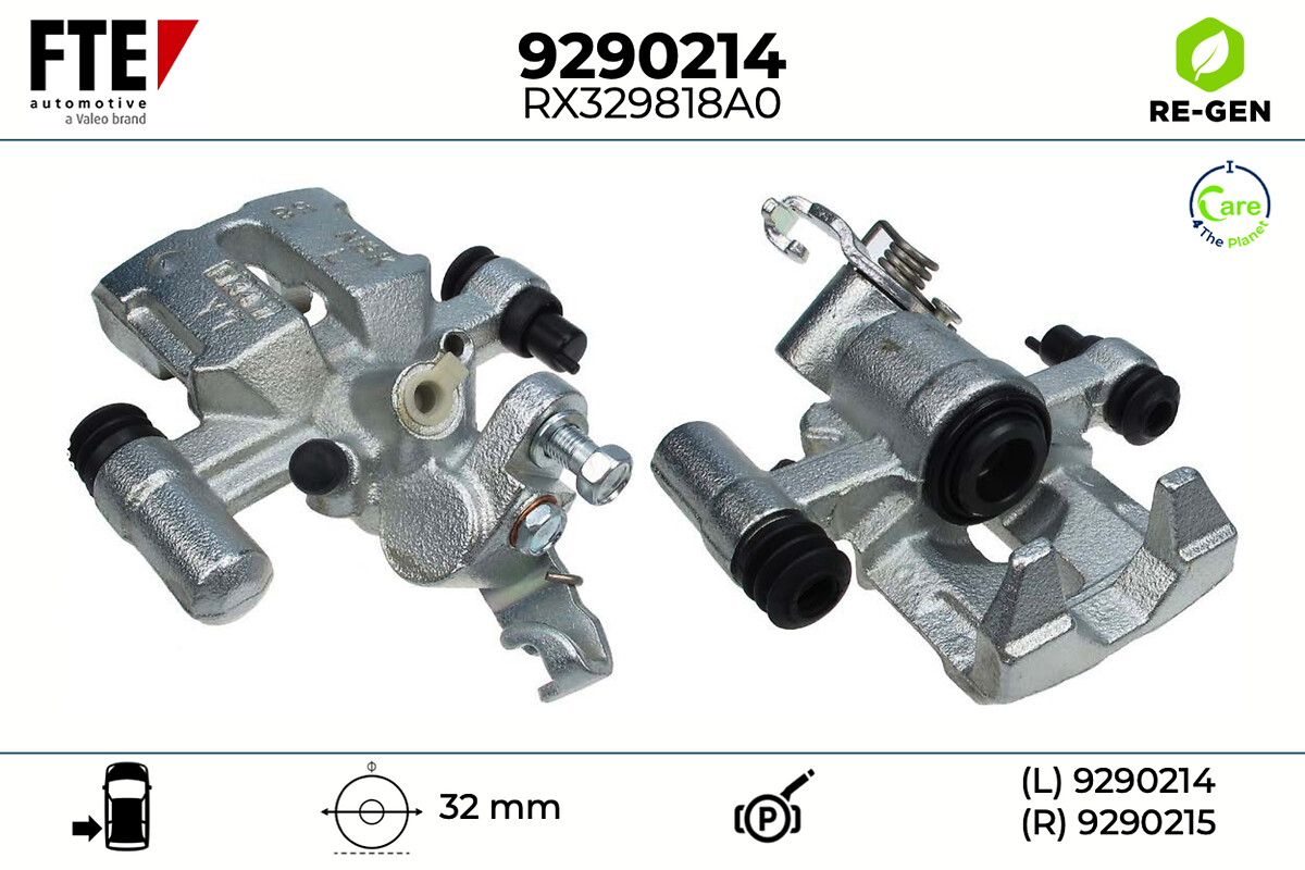 Étrier de frein FTE automotive GmbH ref. 9290214
