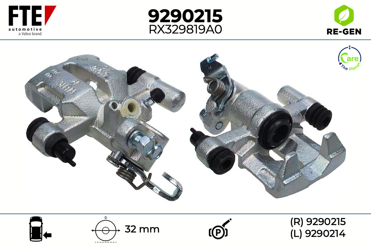 Étrier de frein FTE automotive GmbH ref. 9290215