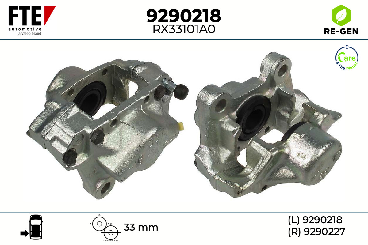Étrier de frein FTE automotive GmbH ref. 9290218