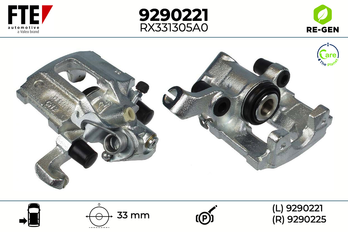 Étrier de frein FTE automotive GmbH ref. 9290221