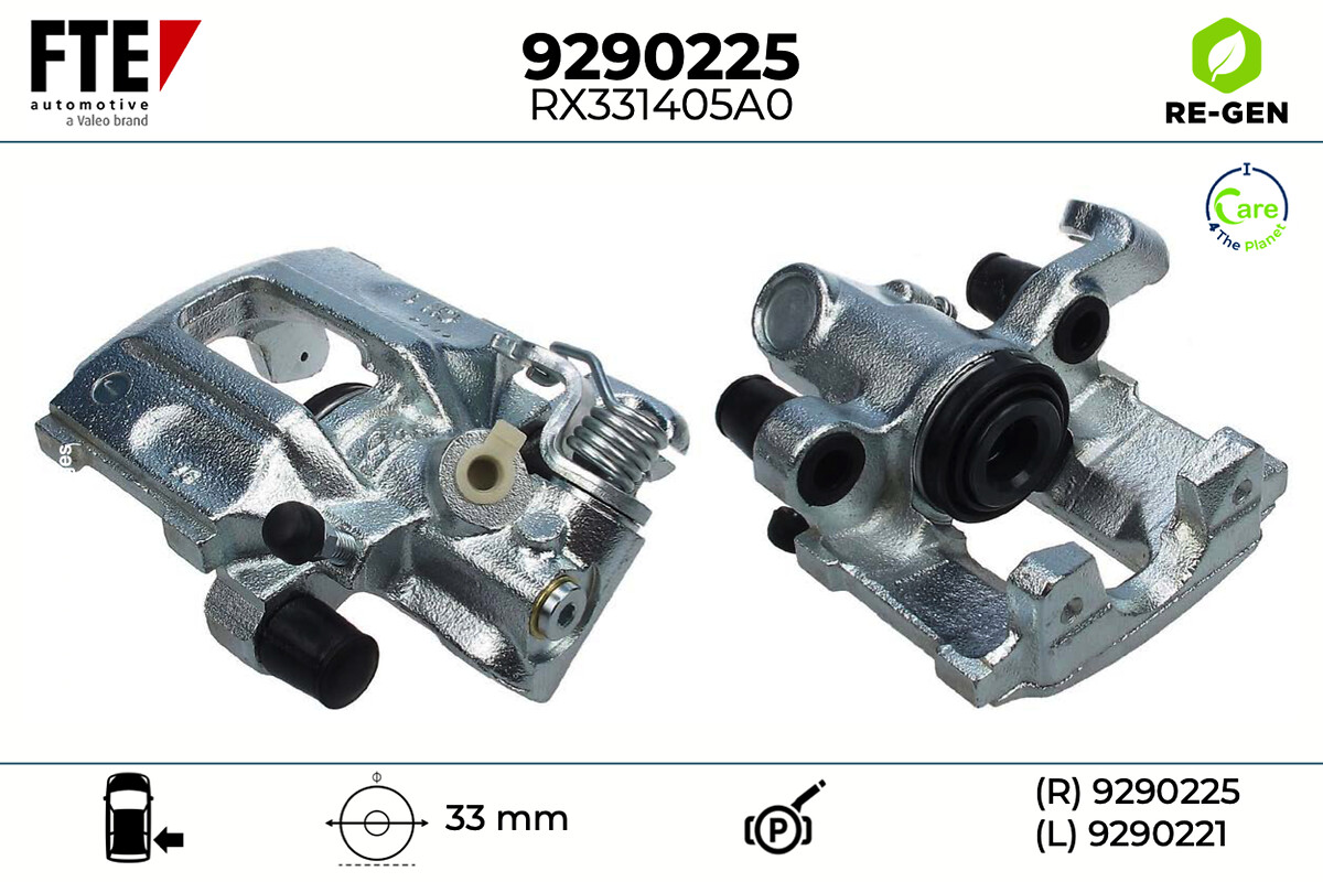Étrier de frein FTE automotive GmbH ref. 9290225