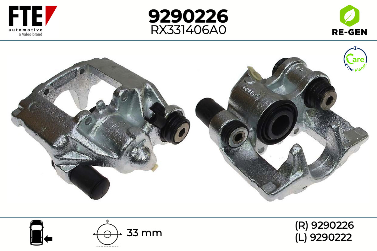 Étrier de frein FTE automotive GmbH ref. 9290226