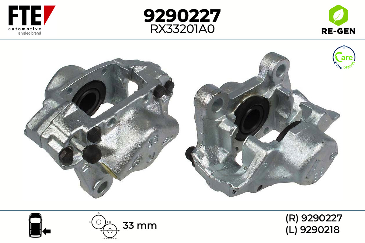 Étrier de frein FTE automotive GmbH ref. 9290227
