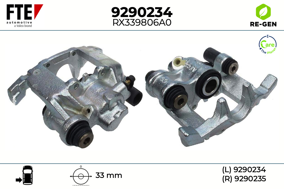 Étrier de frein FTE automotive GmbH ref. 9290234