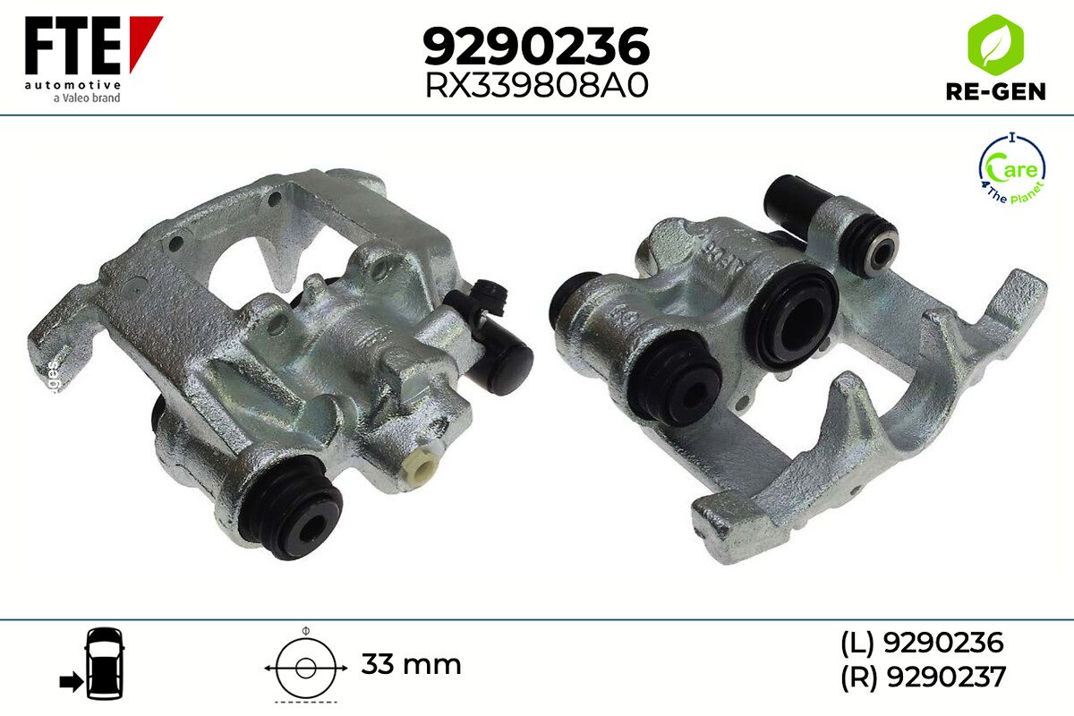 Étrier de frein FTE automotive GmbH ref. 9290236