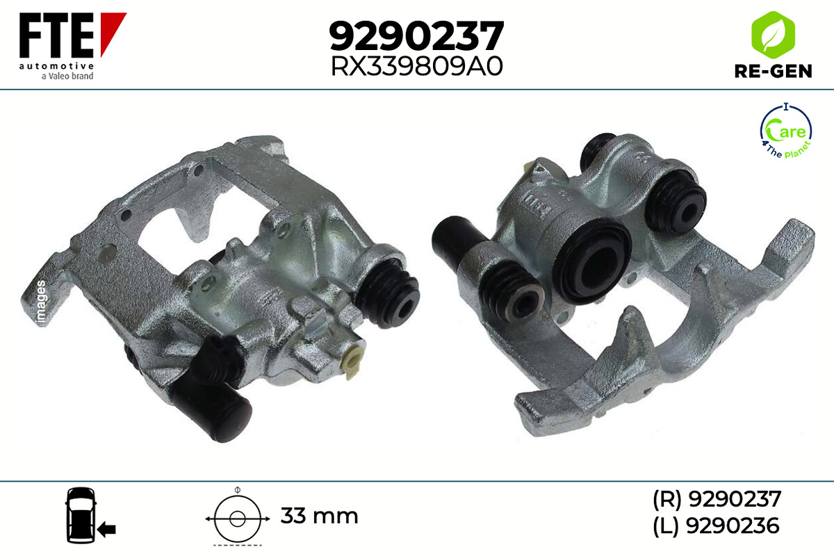 Étrier de frein FTE automotive GmbH ref. 9290237