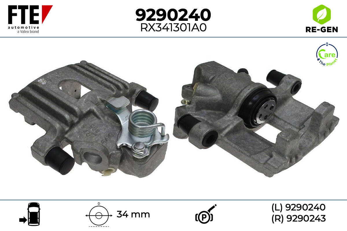 Étrier de frein FTE automotive GmbH ref. 9290240