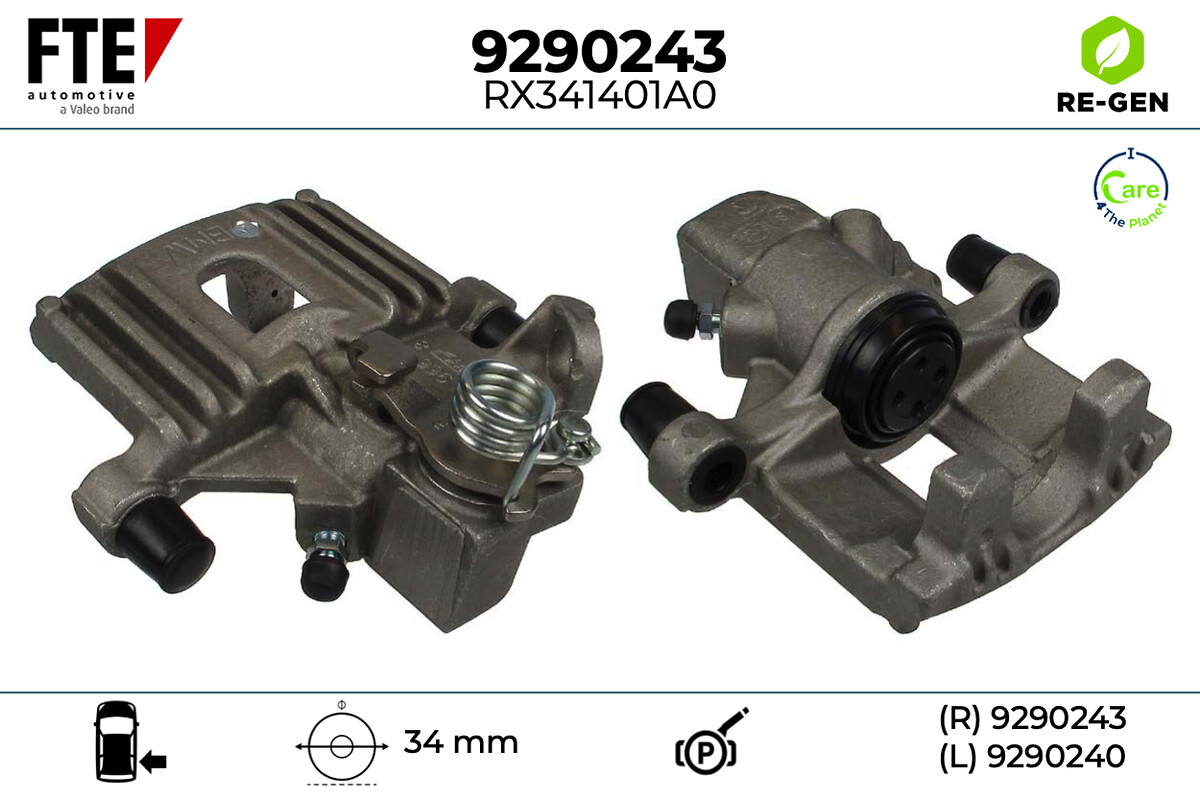 Étrier de frein FTE automotive GmbH ref. 9290243