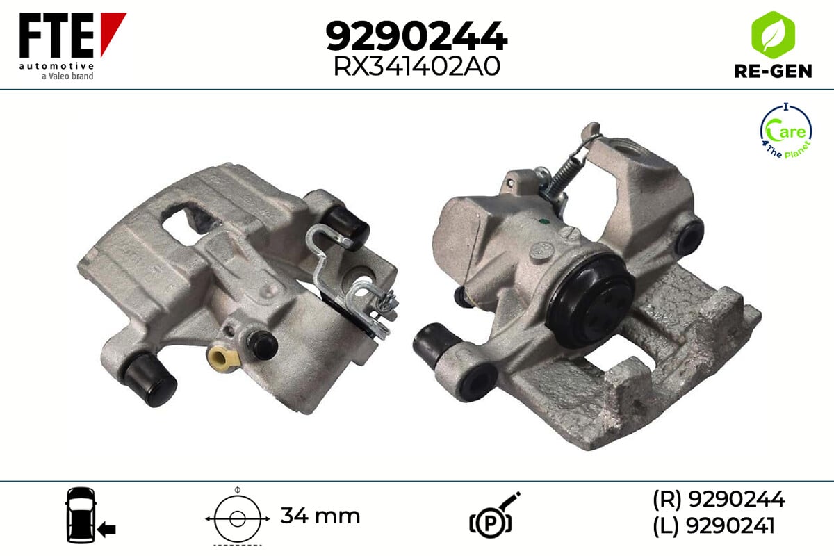 Étrier de frein FTE automotive GmbH ref. 9290244