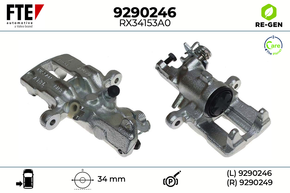 Étrier de frein FTE automotive GmbH ref. 9290246