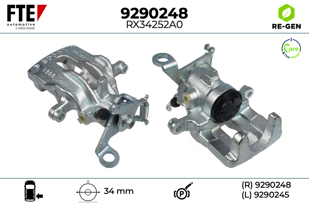 Étrier de frein FTE automotive GmbH ref. 9290248