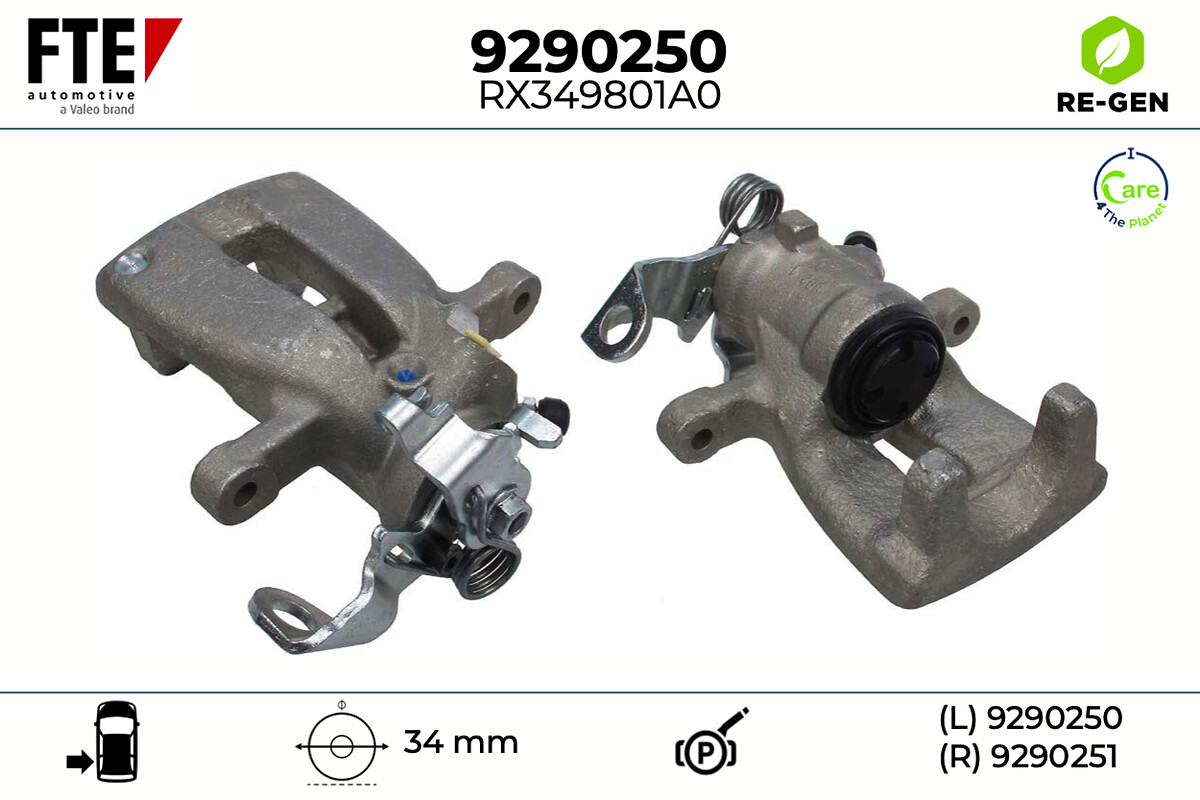 Étrier de frein FTE automotive GmbH ref. 9290250