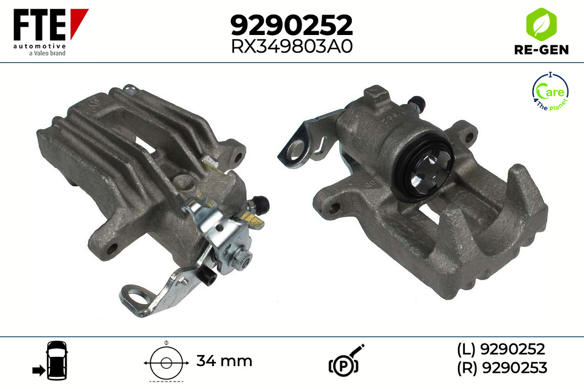 Étrier de frein FTE automotive GmbH 9290252