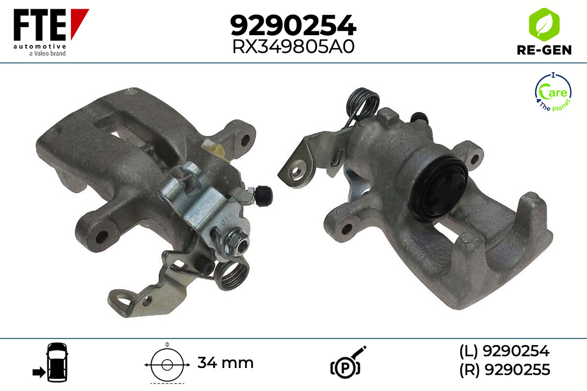 Étrier de frein FTE automotive GmbH ref. 9290254