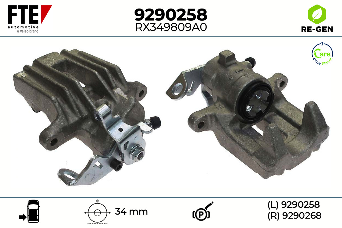 Étrier de frein FTE automotive GmbH ref. 9290258