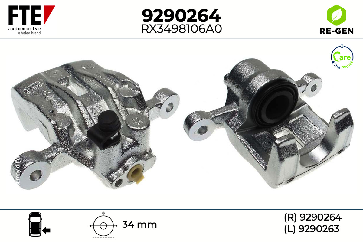 Étrier de frein FTE automotive GmbH ref. 9290264