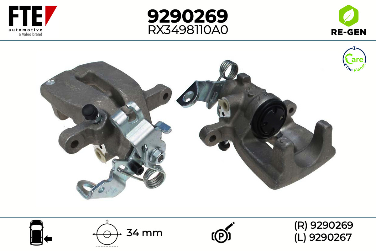 Étrier de frein FTE automotive GmbH 9290269
