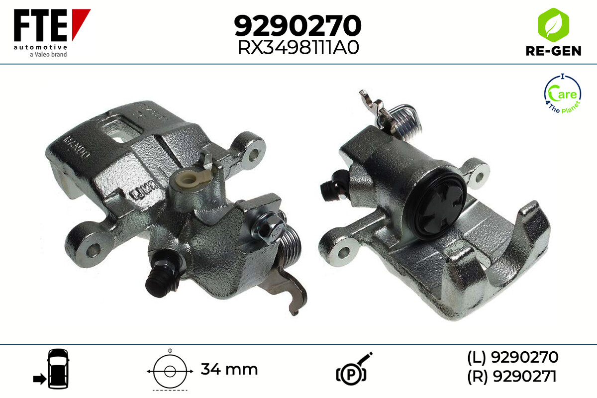 Étrier de frein FTE automotive GmbH ref. 9290270