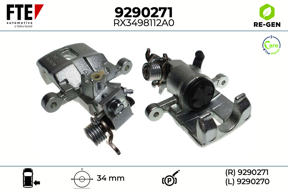 Étrier de frein FTE automotive GmbH ref. 9290271