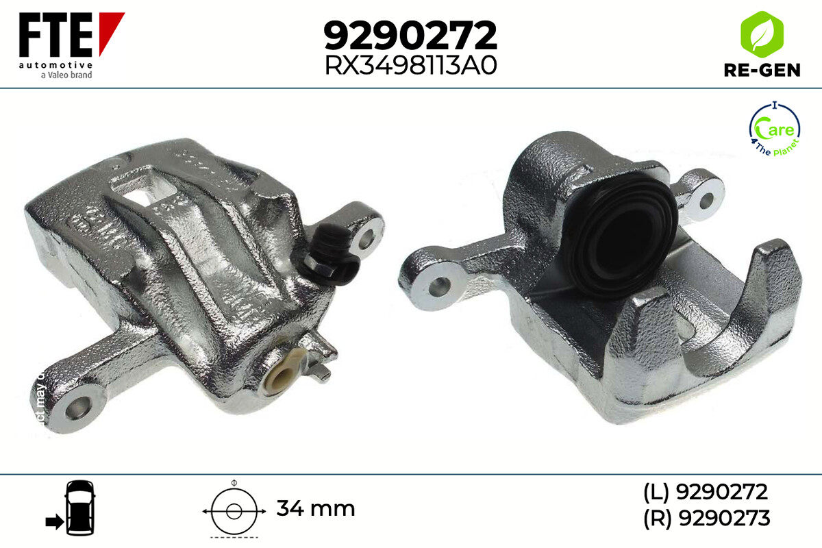 Étrier de frein FTE automotive GmbH ref. 9290272
