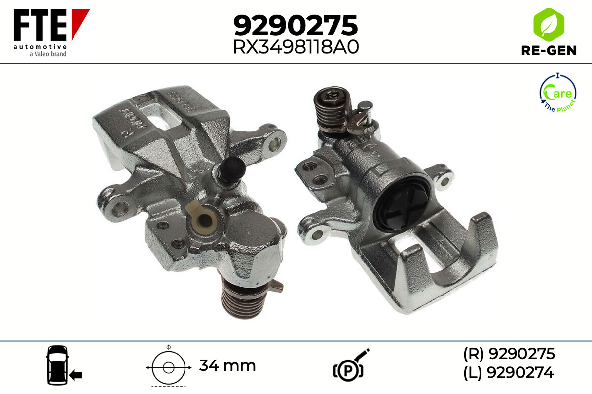 Étrier de frein FTE automotive GmbH ref. 9290275