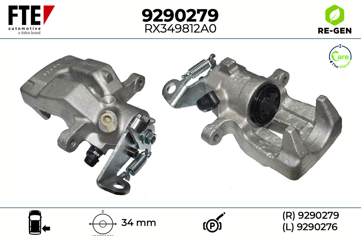 Étrier de frein FTE automotive GmbH ref. 9290279