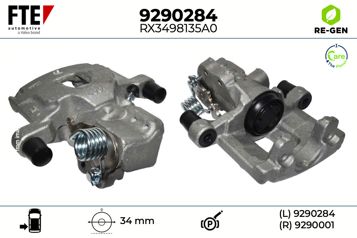 Étrier de frein FTE automotive GmbH ref. 9290284