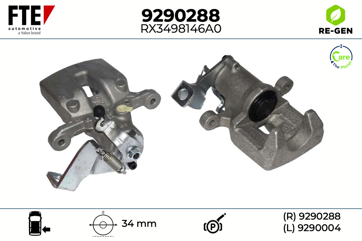 Étrier de frein FTE automotive GmbH 9290288