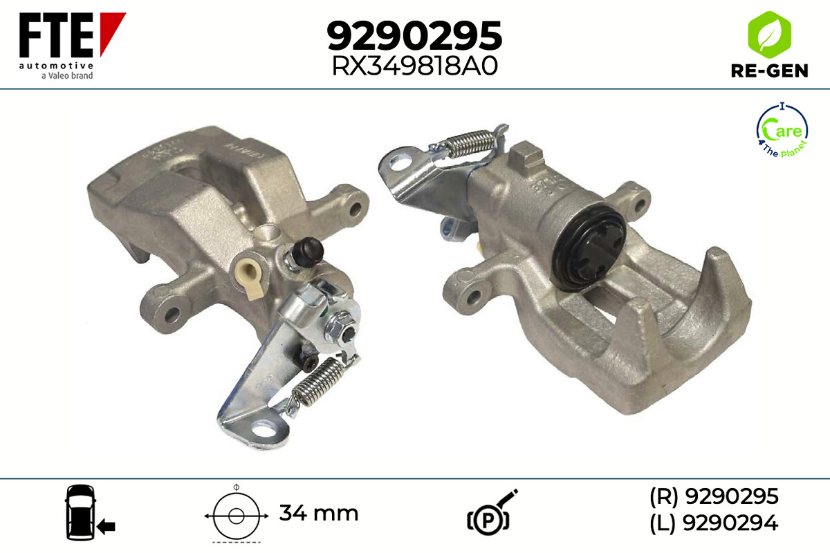 Étrier de frein FTE automotive GmbH ref. 9290295