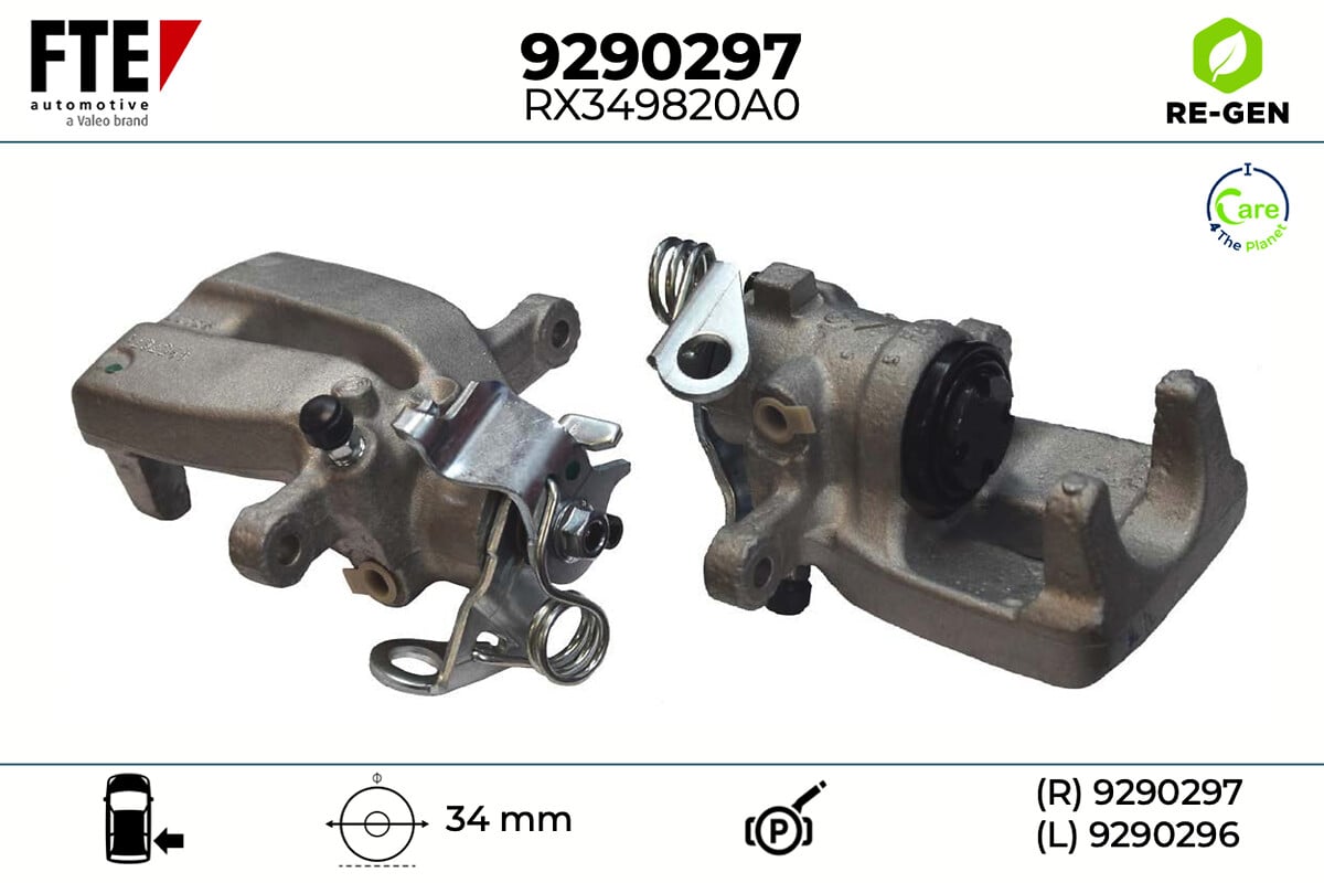 Étrier de frein FTE automotive GmbH ref. 9290297
