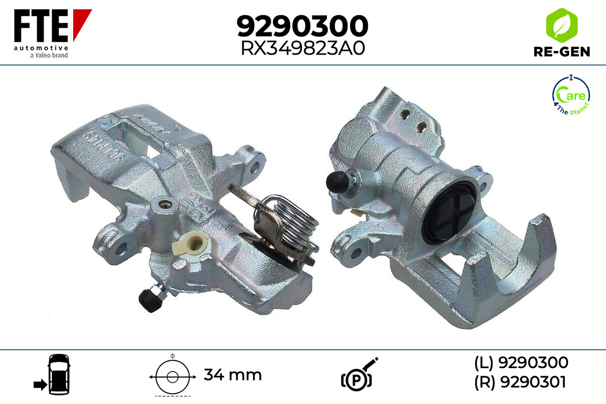 Étrier de frein FTE automotive GmbH ref. 9290300