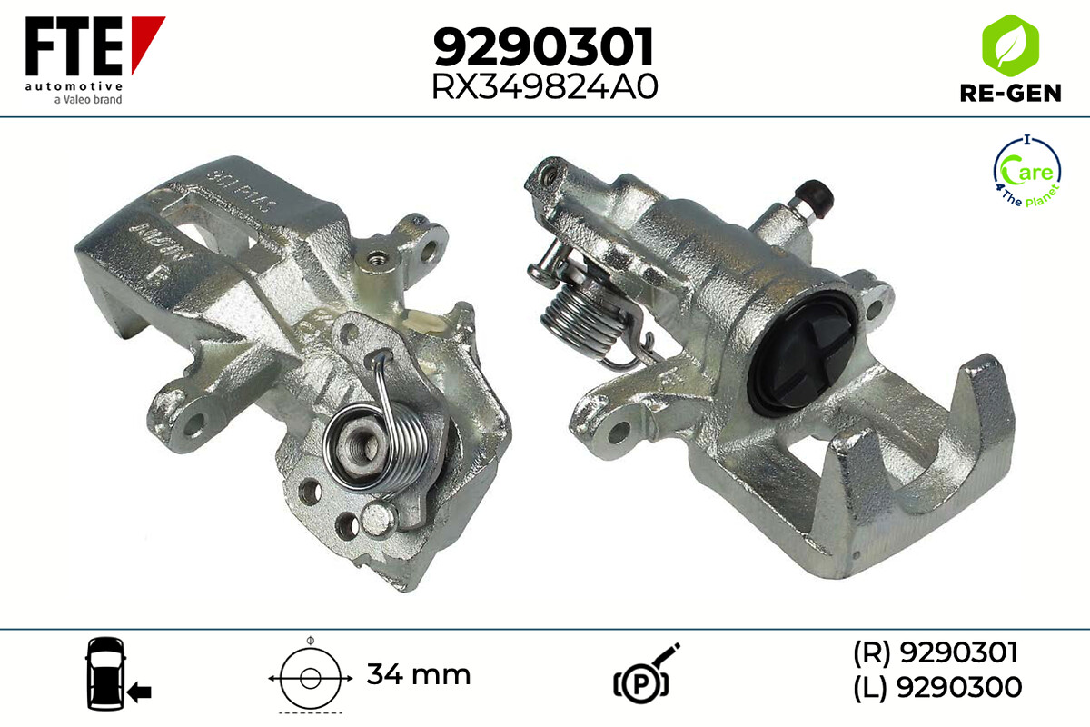 Étrier de frein FTE automotive GmbH ref. 9290301