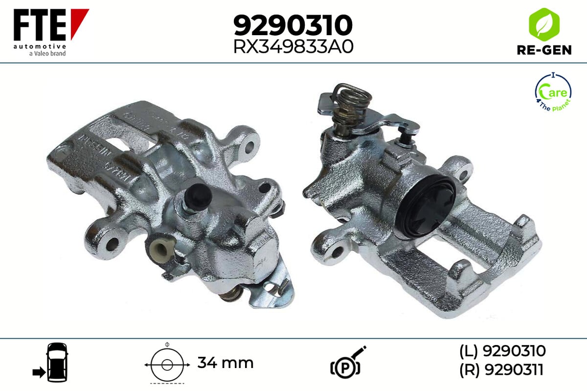 Étrier de frein FTE automotive GmbH ref. 9290310